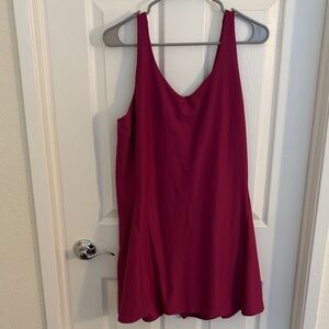 Athleisure dress with shorts and pockets
